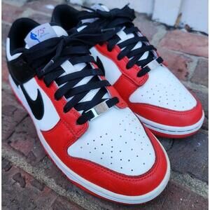 Size 7.5 - Nike Dunk Low EMB x NBA 75th Anniversary Shoes Sneakers - Bulls 2021